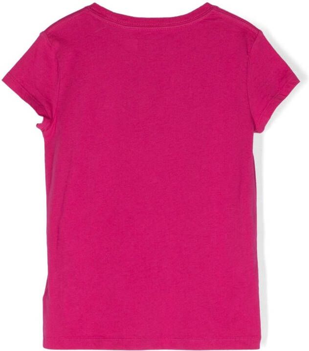 Ralph Lauren Kids Katoenen T-shirt Roze