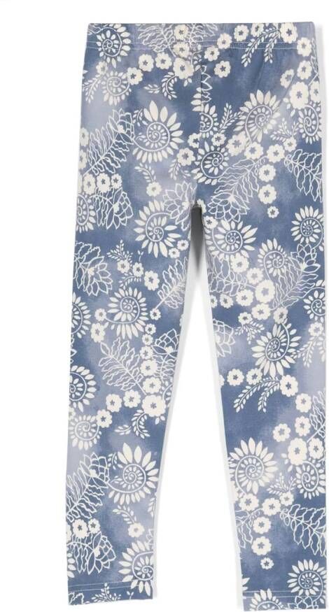 POLO RALPH LAUREN KIDS Legging met print Blauw