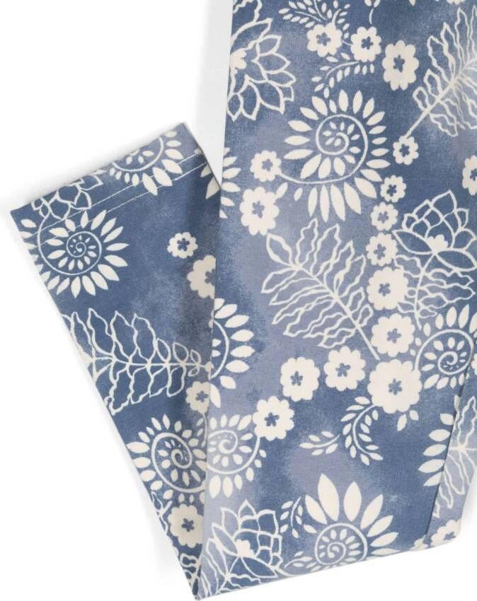 POLO RALPH LAUREN KIDS Legging met print Blauw