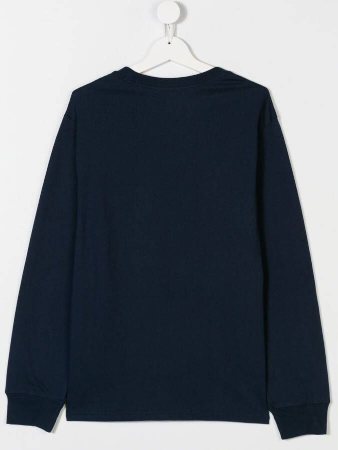 POLO RALPH LAUREN KIDS Lippen T-shirt met ronde hals Blauw