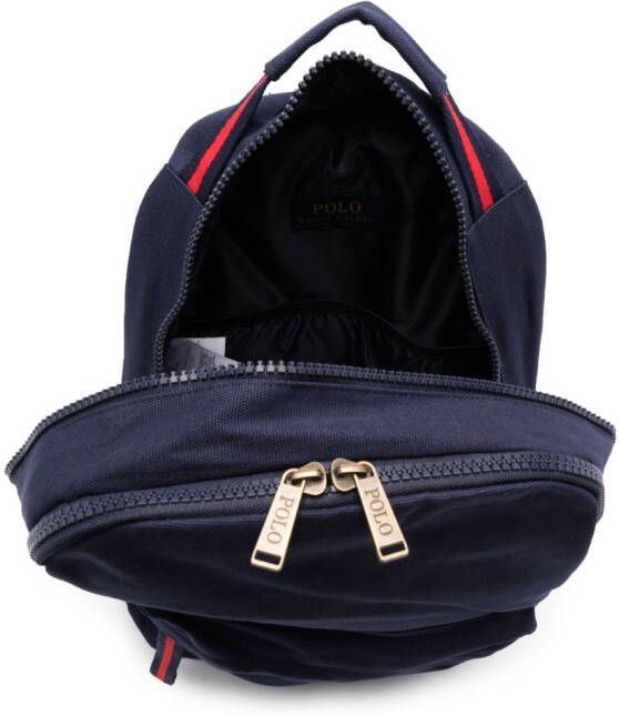 POLO RALPH LAUREN KIDS Rugzak met geborduurd logo Blauw