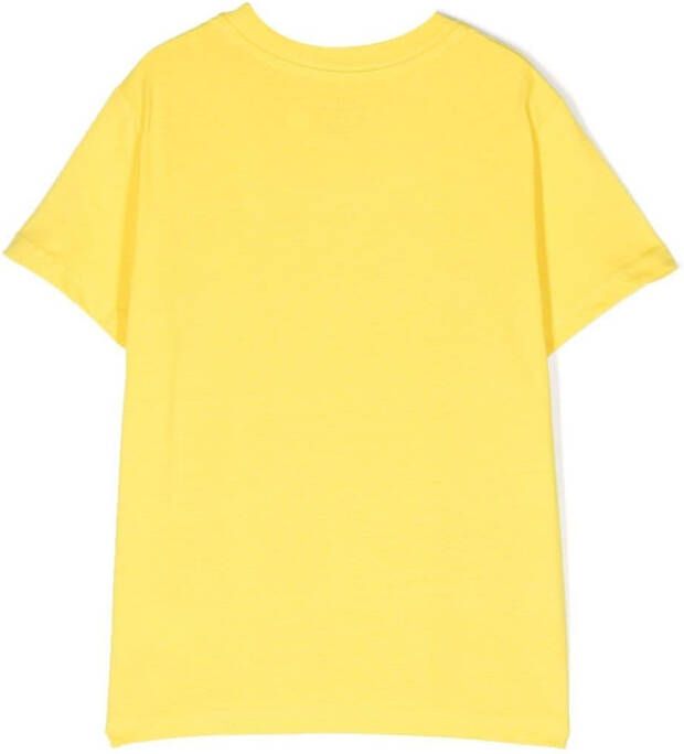 Ralph Lauren Kids T-shirt met geborduurd logo Geel