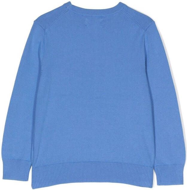 POLO RALPH LAUREN KIDS Trui met geborduurd logo Blauw