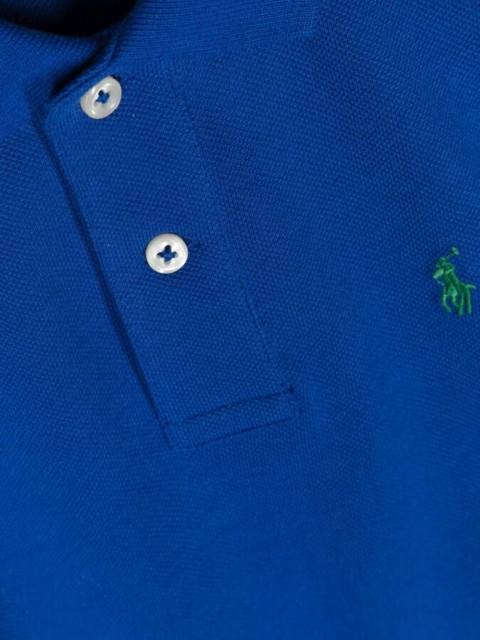 POLO RALPH LAUREN KIDS Poloshirt met geborduurd logo Blauw