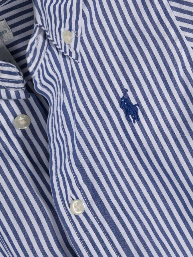 POLO RALPH LAUREN KIDS Shirt met geborduurd logo Blauw