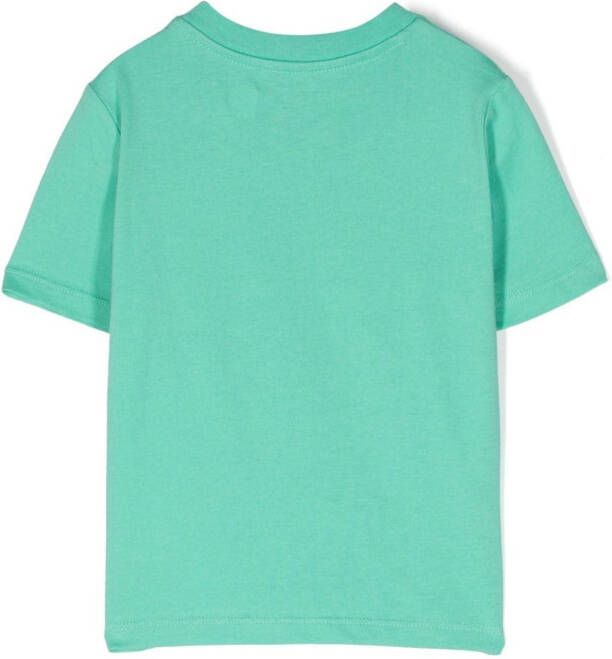 Ralph Lauren Kids T-shirt met logopatch Groen