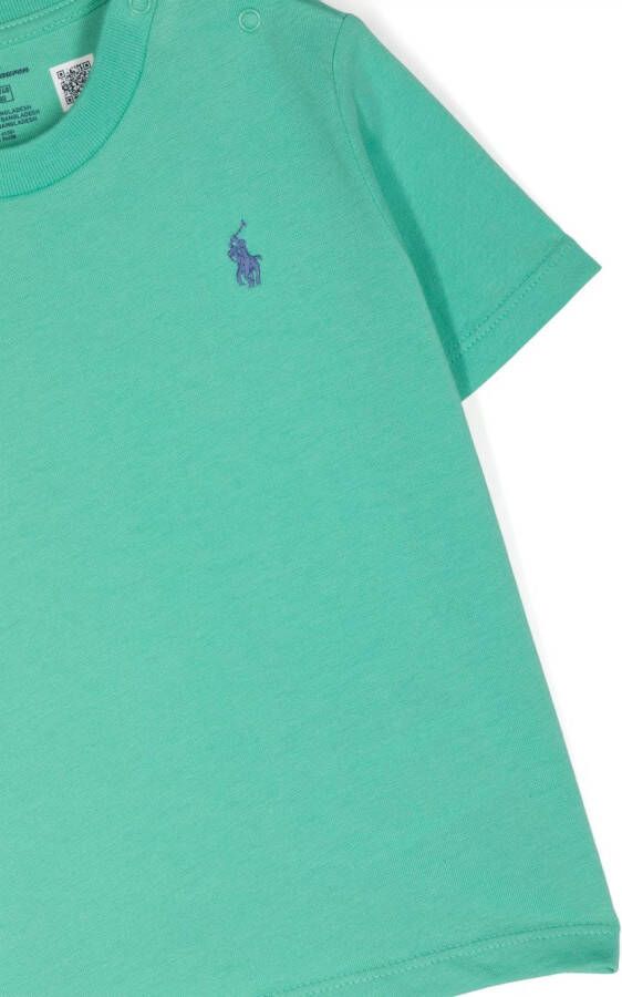 POLO RALPH LAUREN KIDS T-shirt met logopatch Groen