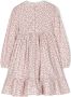 Ralph Lauren Kids Midi-jurk met bloe print Wit - Thumbnail 1