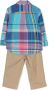 POLO RALPH LAUREN KIDS Geruite broek Blauw - Thumbnail 2