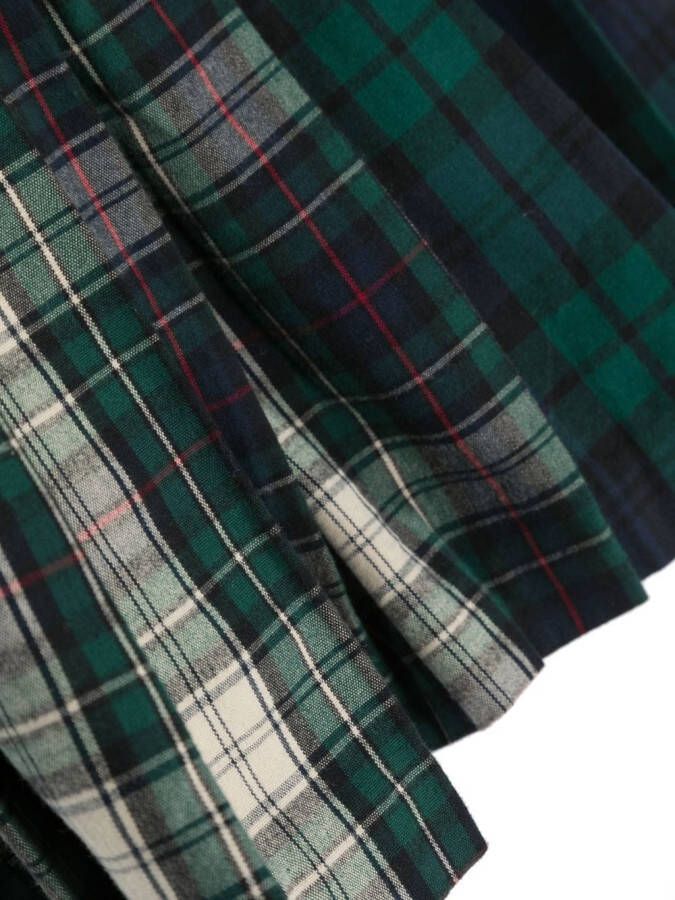 POLO RALPH LAUREN KIDS Plooirok met tartan ruit Groen