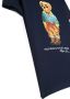 Ralph Lauren Kids T-shirt met teddybeerprint Blauw - Thumbnail 3