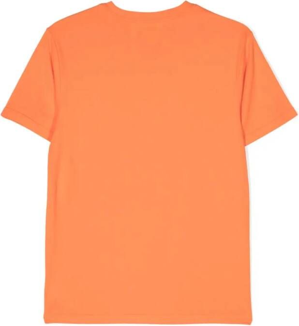 Ralph Lauren Kids T-shirt met polopatroon Oranje