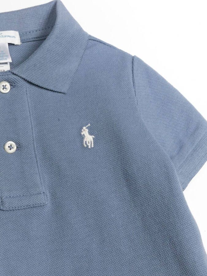 Ralph Lauren Kids Poloshirt met pony patroon Blauw