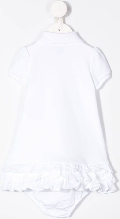 POLO RALPH LAUREN KIDS Polojurk met franje Wit