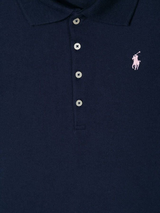 POLO RALPH LAUREN KIDS Poloshirt met geborduurd logo Blauw