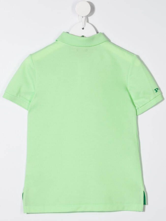 Ralph Lauren Kids Poloshirt met geborduurd logo Groen