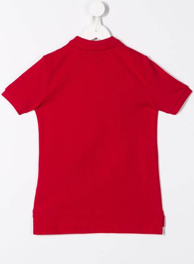 Ralph Lauren Kids Poloshirt met geborduurd logo Rood