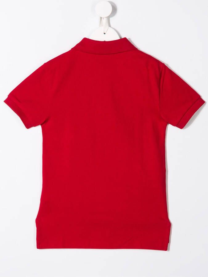 POLO RALPH LAUREN KIDS Poloshirt met geborduurd logo Rood