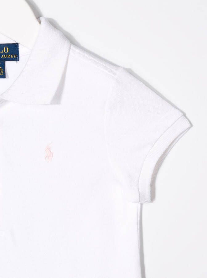 Ralph Lauren Kids Poloshirt met geborduurd logo Wit