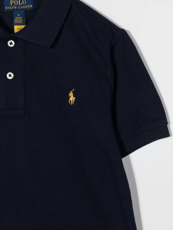 POLO RALPH LAUREN KIDS Polotop met borduurwerk Blauw