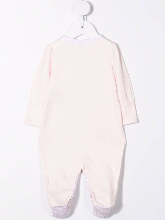 Ralph Lauren Kids Pyjama met contrasterende afwerking Roze