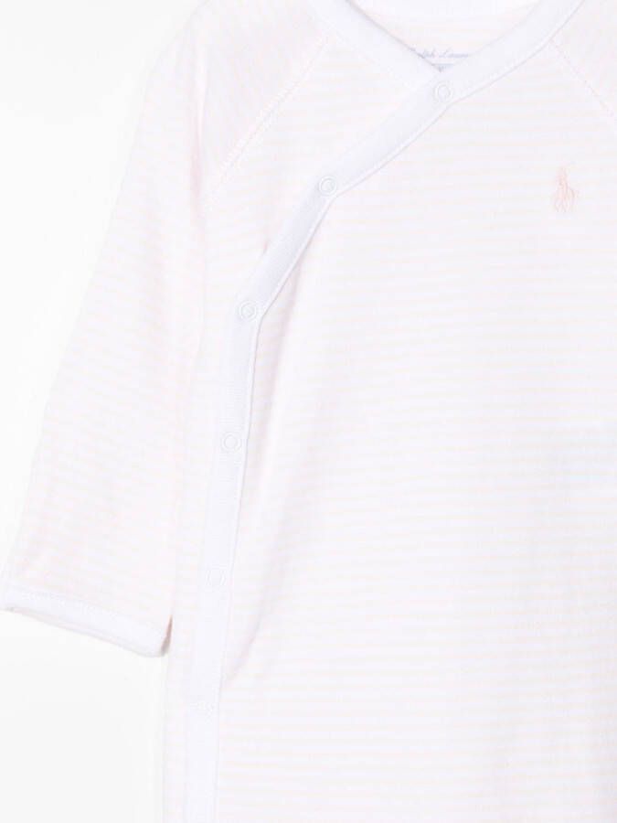 POLO RALPH LAUREN KIDS Pyjama met geborduurd logo Roze