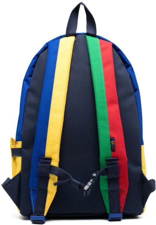 POLO RALPH LAUREN KIDS Rugzak met colourblocking Blauw