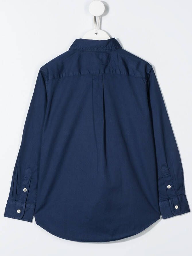 POLO RALPH LAUREN KIDS Shirt met geborduurd logo Blauw