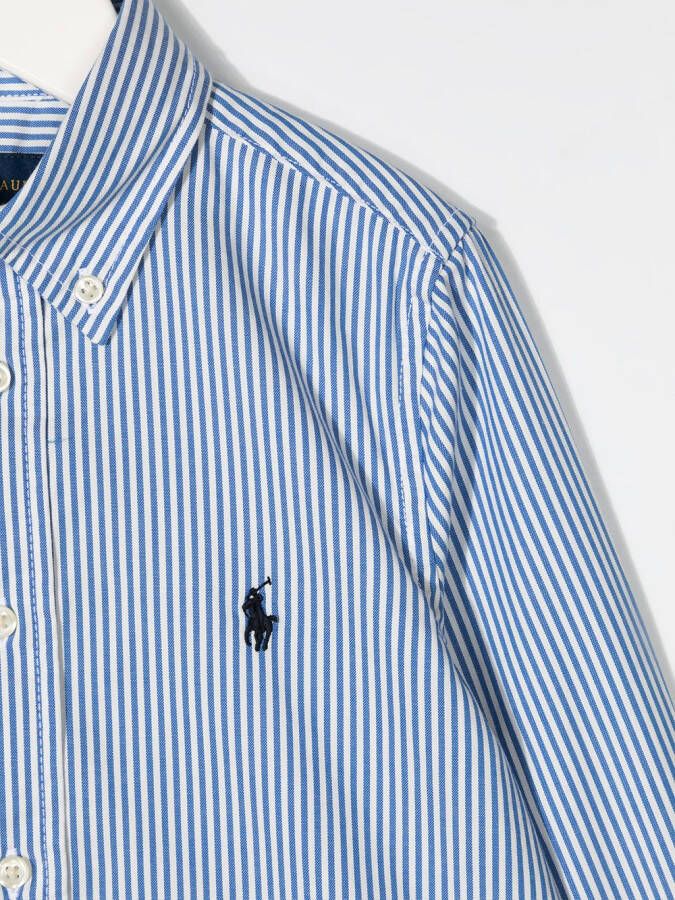 POLO RALPH LAUREN KIDS Shirt met logopatch Blauw