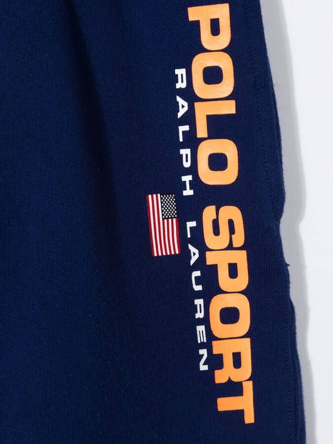 POLO RALPH LAUREN KIDS Shorts met franje Blauw