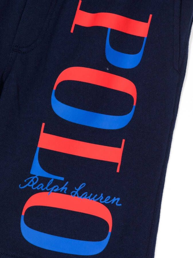 POLO RALPH LAUREN KIDS Shorts met logoprint Blauw
