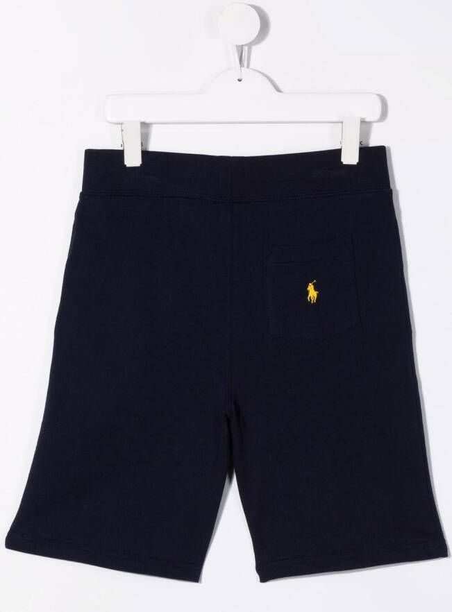 POLO RALPH LAUREN KIDS Shorts met logoprint Blauw