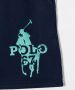 POLO RALPH LAUREN KIDS Shorts met logoprint Blauw - Thumbnail 3