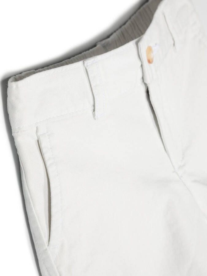 Ralph Lauren Kids Shorts van stretch-katoen Wit