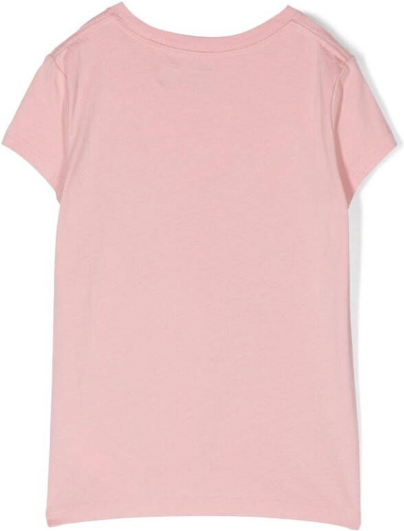Ralph Lauren Kids T-shirt met print Roze