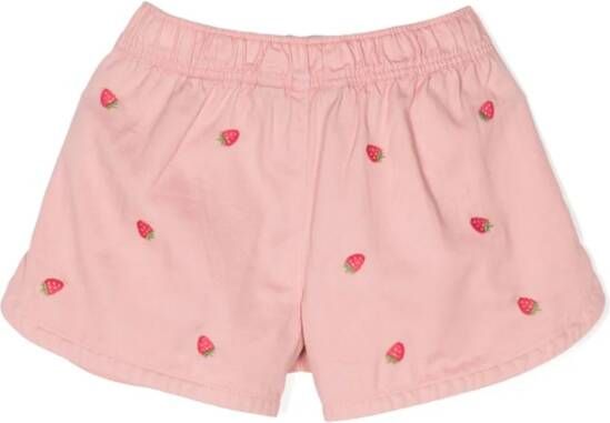 Ralph Lauren Kids Shorts met aardbeienprint Roze