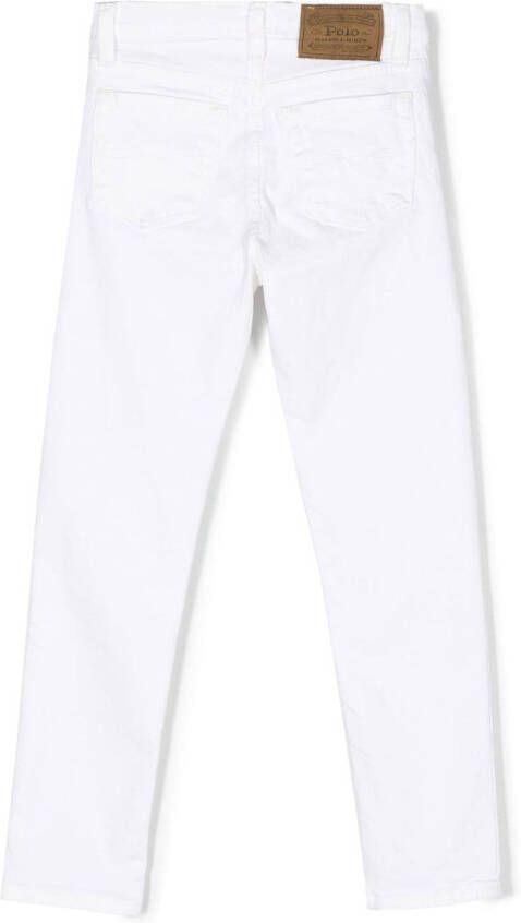 Ralph Lauren Kids Slim-fit jeans Wit