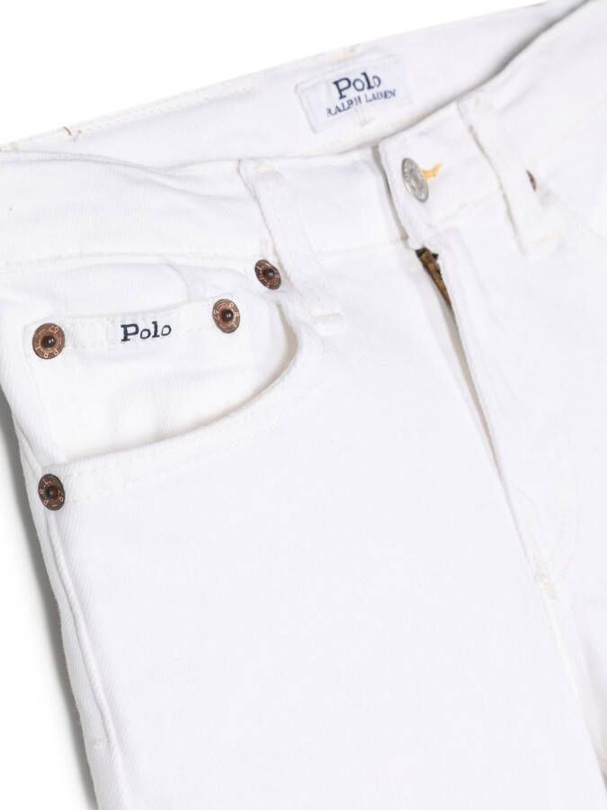Ralph Lauren Kids Slim-fit jeans Wit