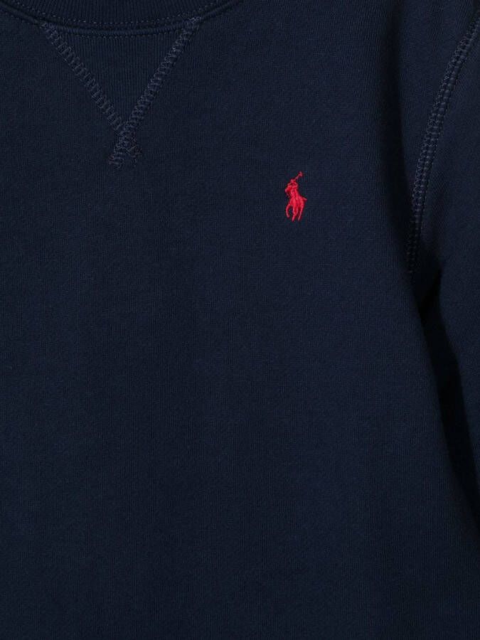 POLO RALPH LAUREN KIDS Sweater met borduurwerk Blauw