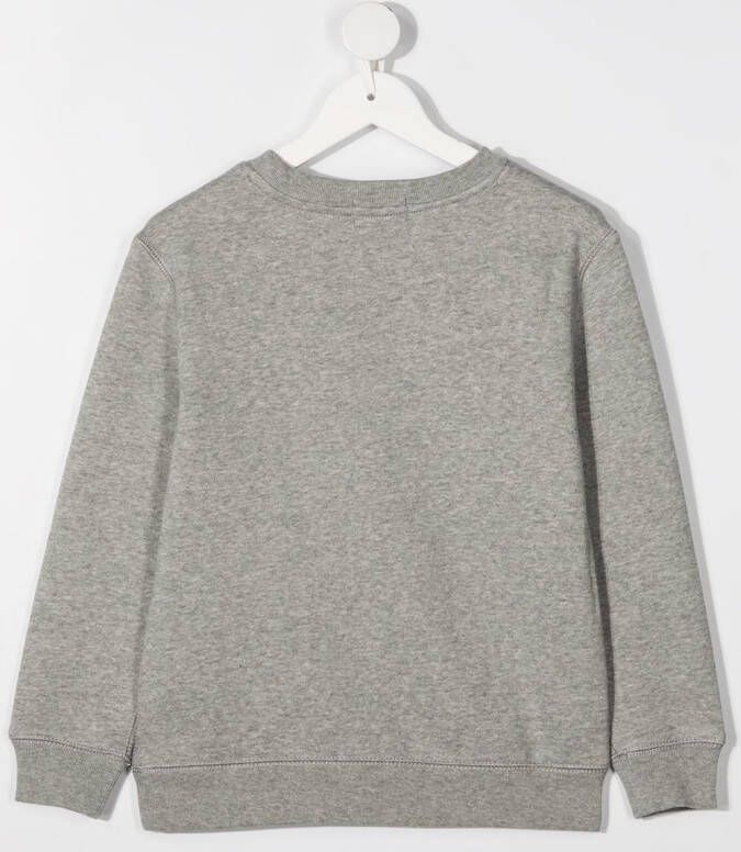 POLO RALPH LAUREN KIDS Sweater met geborduurd logo Grijs