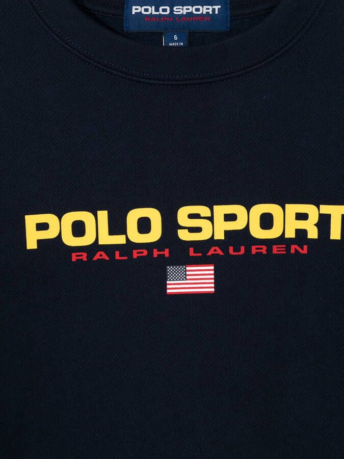 POLO RALPH LAUREN KIDS Sweater met logoprint Blauw