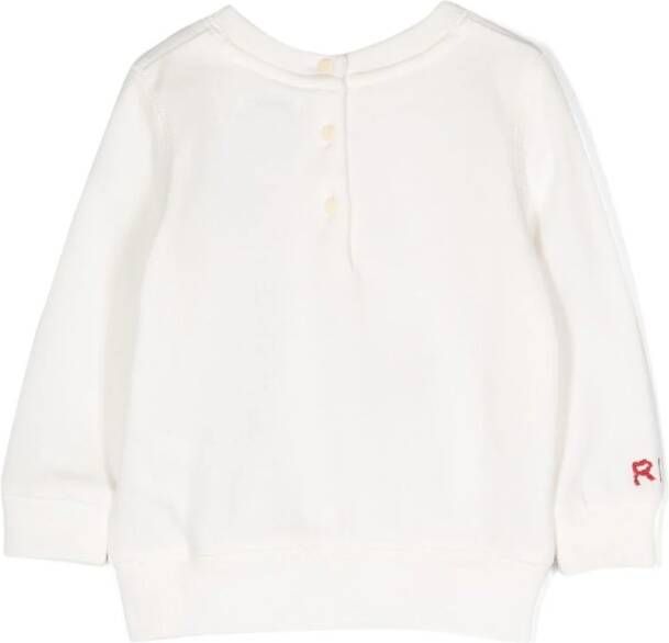 Ralph Lauren Kids Sweater met print Wit