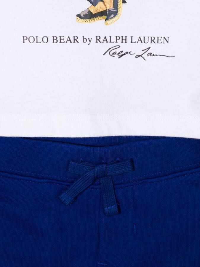Ralph Lauren Kids T-shirt en shorts set Blauw