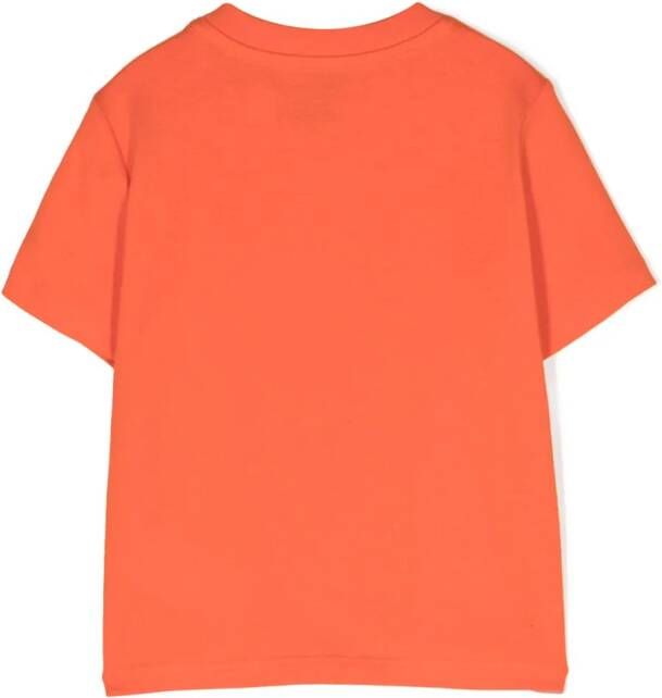 Ralph Lauren Kids T-shirt met borduurwerk Oranje