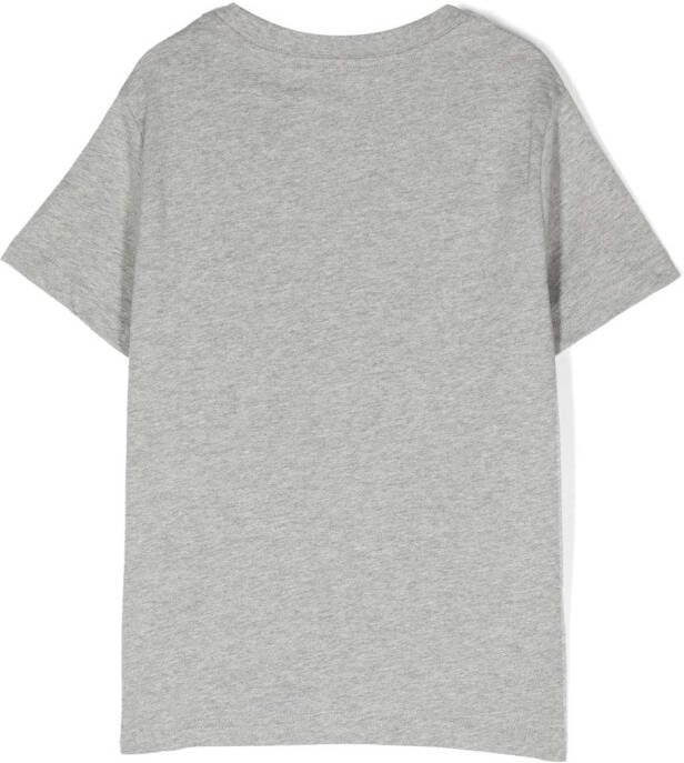 Ralph Lauren Kids T-shirt met geborduurd logo Grijs