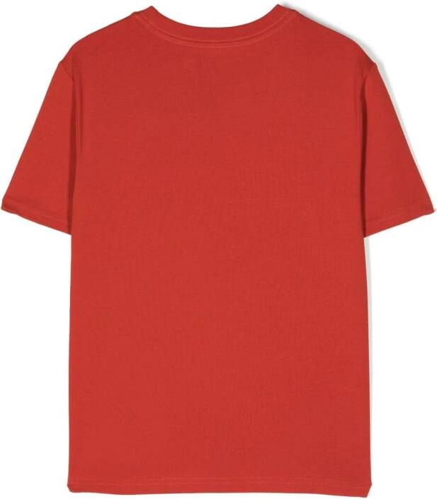 Ralph Lauren Kids T-shirt met geborduurd logo Oranje
