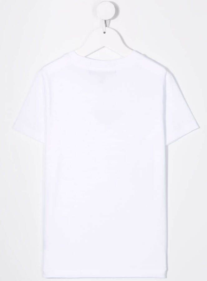 Ralph Lauren Kids T-shirt met geborduurd logo Wit
