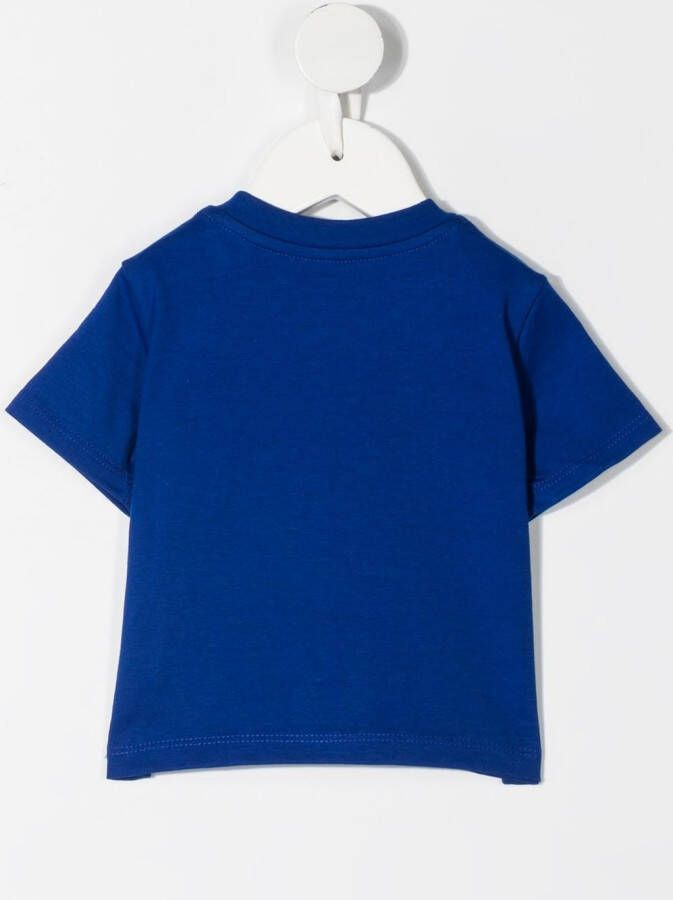 POLO RALPH LAUREN KIDS T-shirt met geborduurde logoprint Blauw