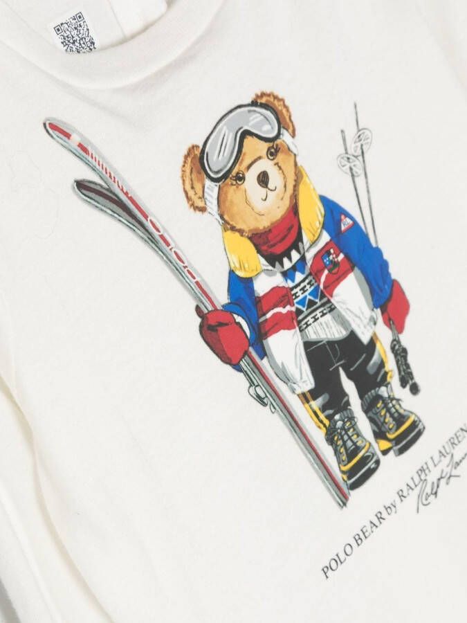 POLO RALPH LAUREN KIDS T-shirt met lange mouwen Wit
