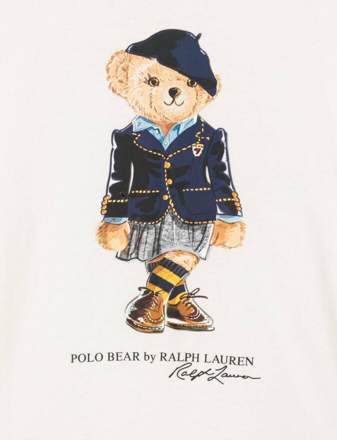 POLO RALPH LAUREN KIDS T-shirt met lange mouwen Wit